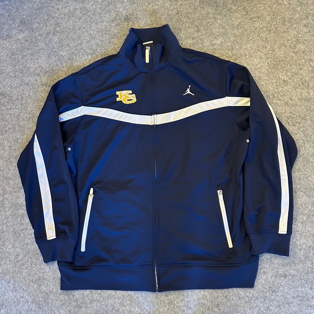 Rare‎ Kansas City Air Jordan Full Zip Dri Fit Track Jacket Adult Large